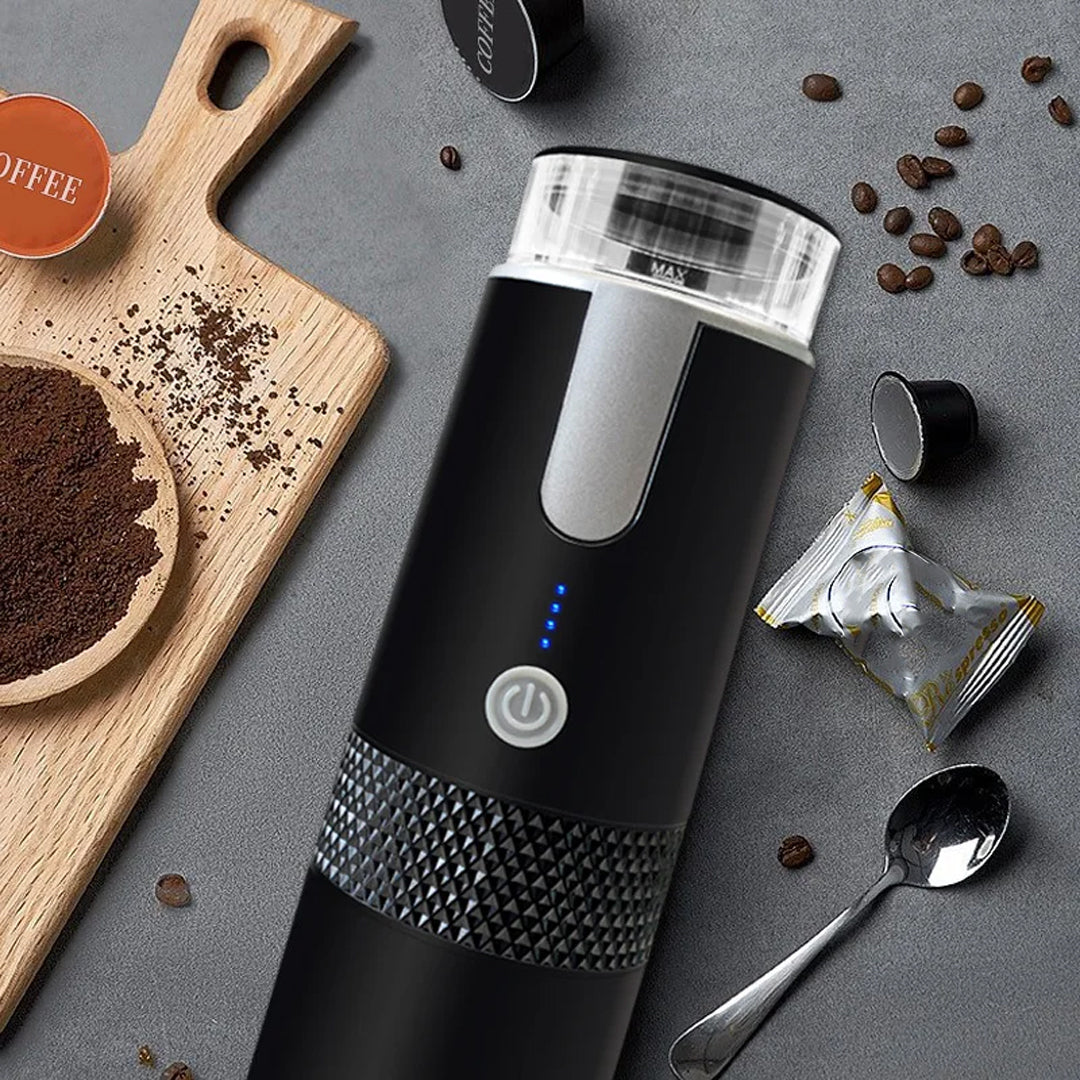 Portable Espresso-Compatible Electric Coffee Maker for Travel