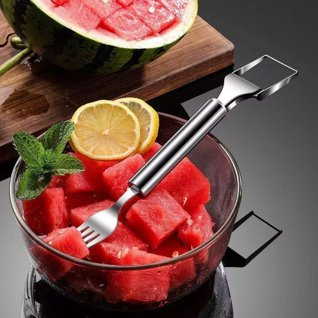 2-in-1 Stainless Steel Watermelon Slicer Fork