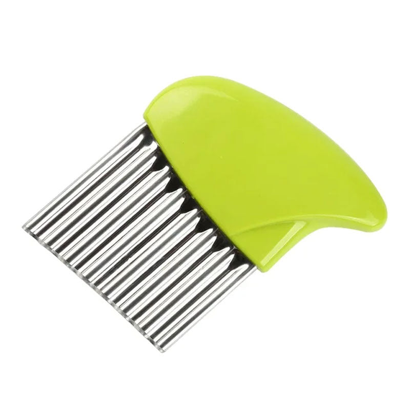 Wrinkled Vegetable Wave Slicer for Unique and Stylish Cuts