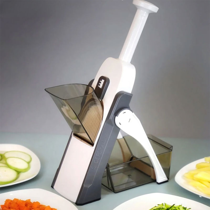 5-in-1 Manual Vegetable Cutter, Slicer, and Chopper