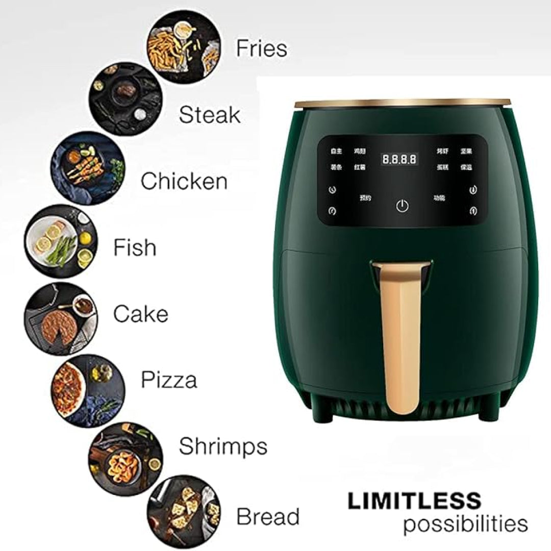 4.5L Smokeless Electric Fryer for Healthier Meals