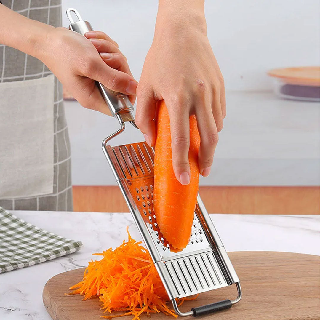 4-in-1 Vegetable Slicer, Grater, Cutter, and Peeler