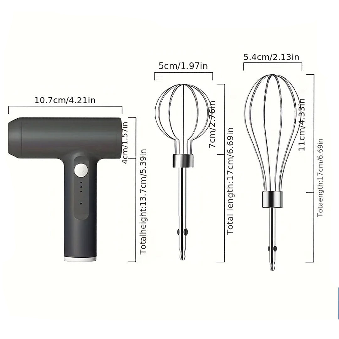 Stainless Steel Smart Beater with Ergonomic Design