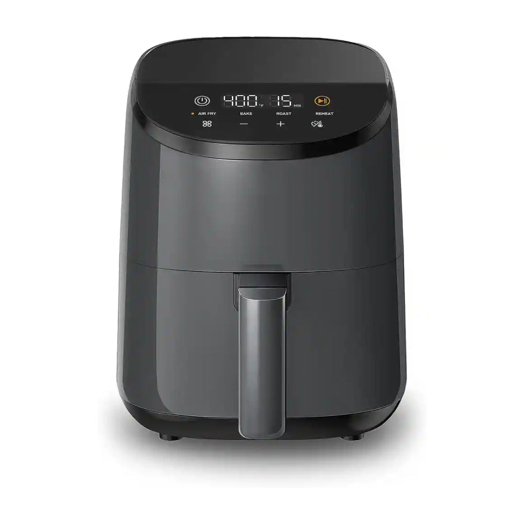 Mini 2.1 Qt 4-in-1 Air Fryer with Compact Design and Recipe Book