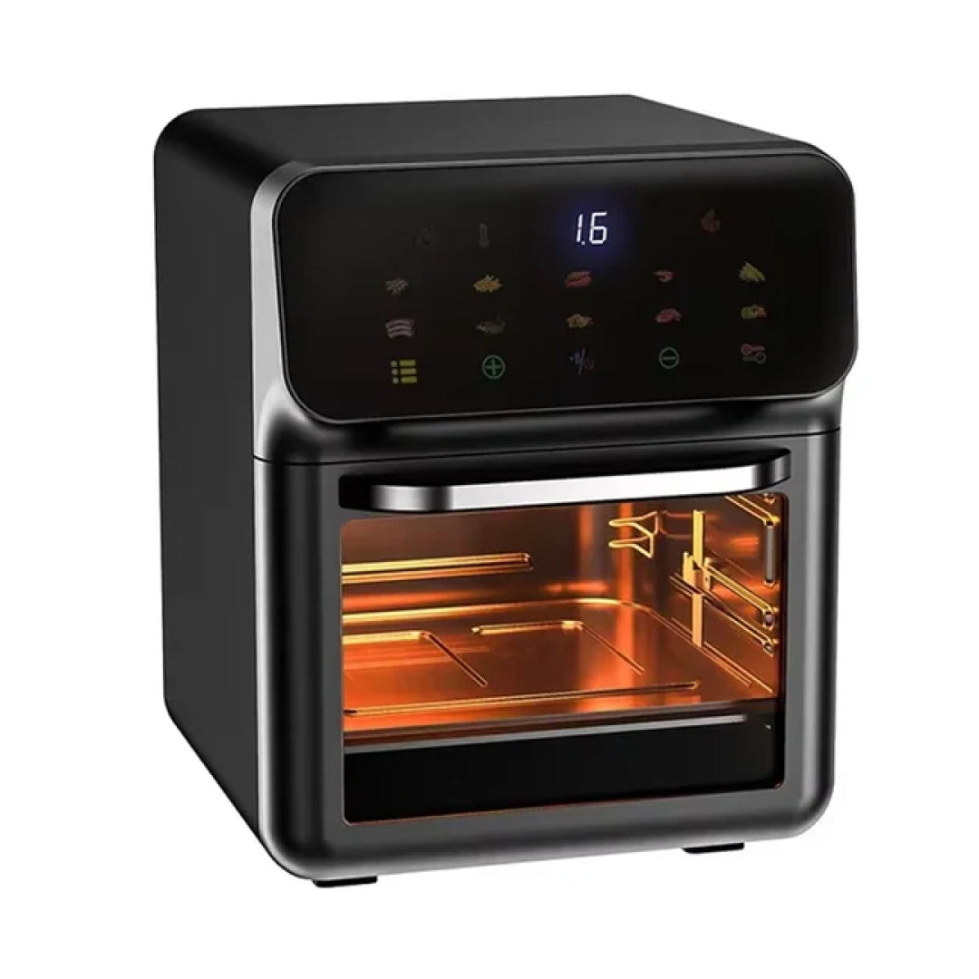 Smart Convection Air Fryer with 360° View and Energy-Efficient Cooking