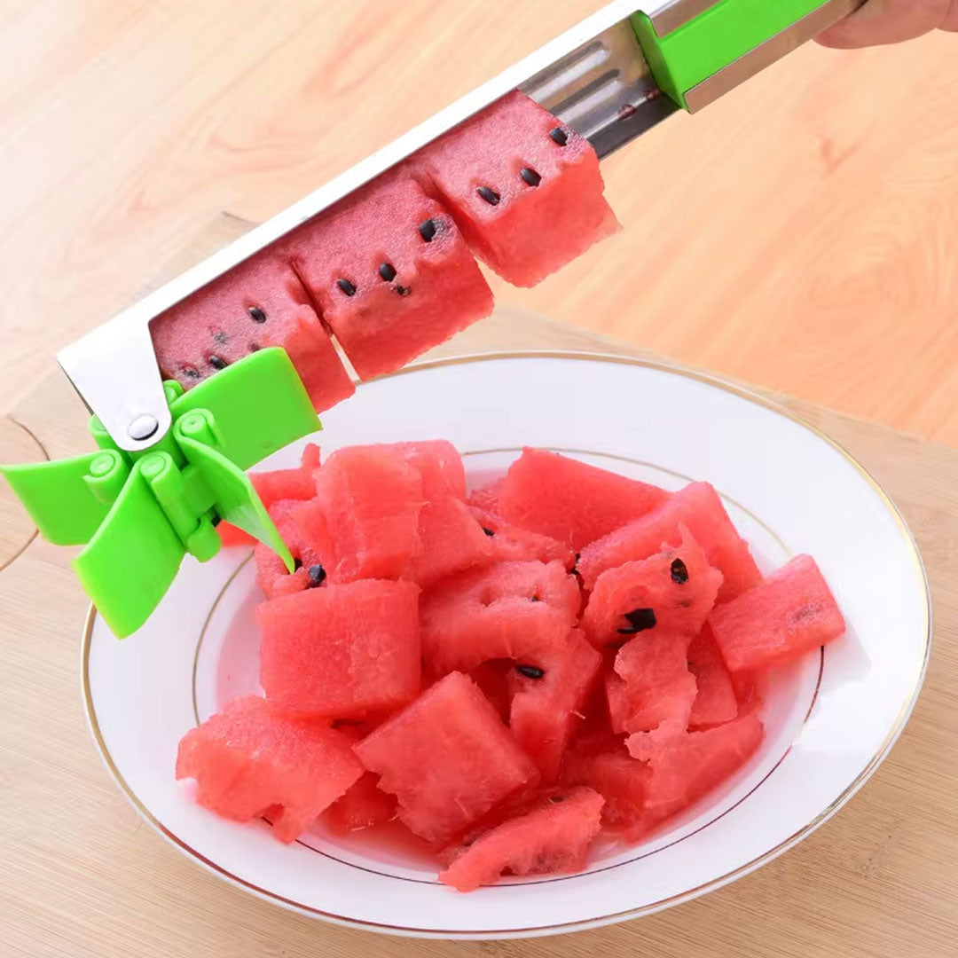 Windmill Design Stainless Steel Fruit Slicer for Unique Cutting