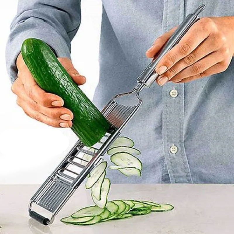 4-in-1 Vegetable Slicer, Grater, Cutter, and Peeler