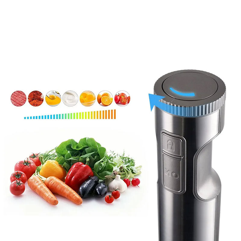 Hand Immersion Blender 4-in-1 Power Stick Mixer for Smooth Blending