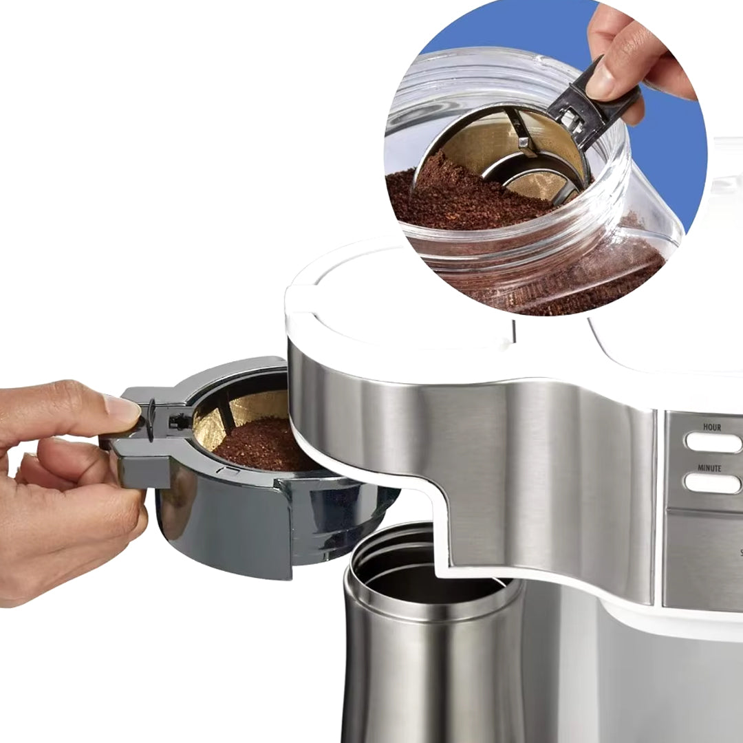 Auto Pause and Pour Professional Espresso Maker for Busy Mornings