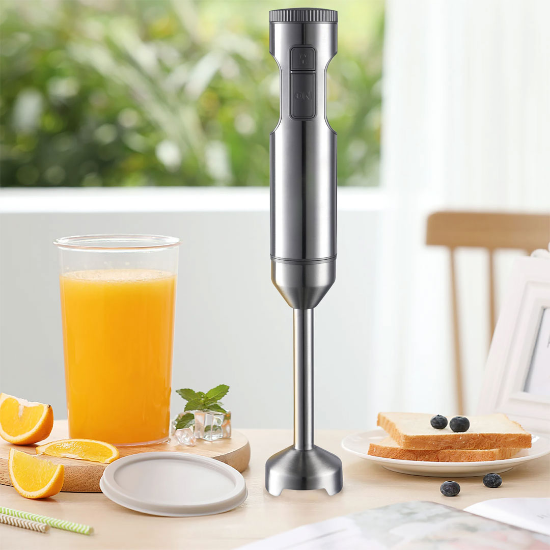 Hand Immersion Blender 4-in-1 Power Stick Mixer for Smooth Blending