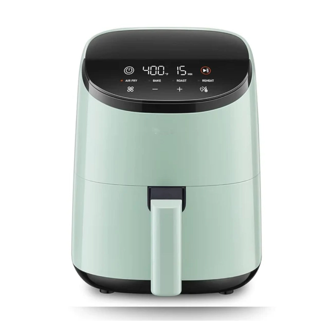 Mini 2.1 Qt 4-in-1 Air Fryer with Compact Design and Recipe Book