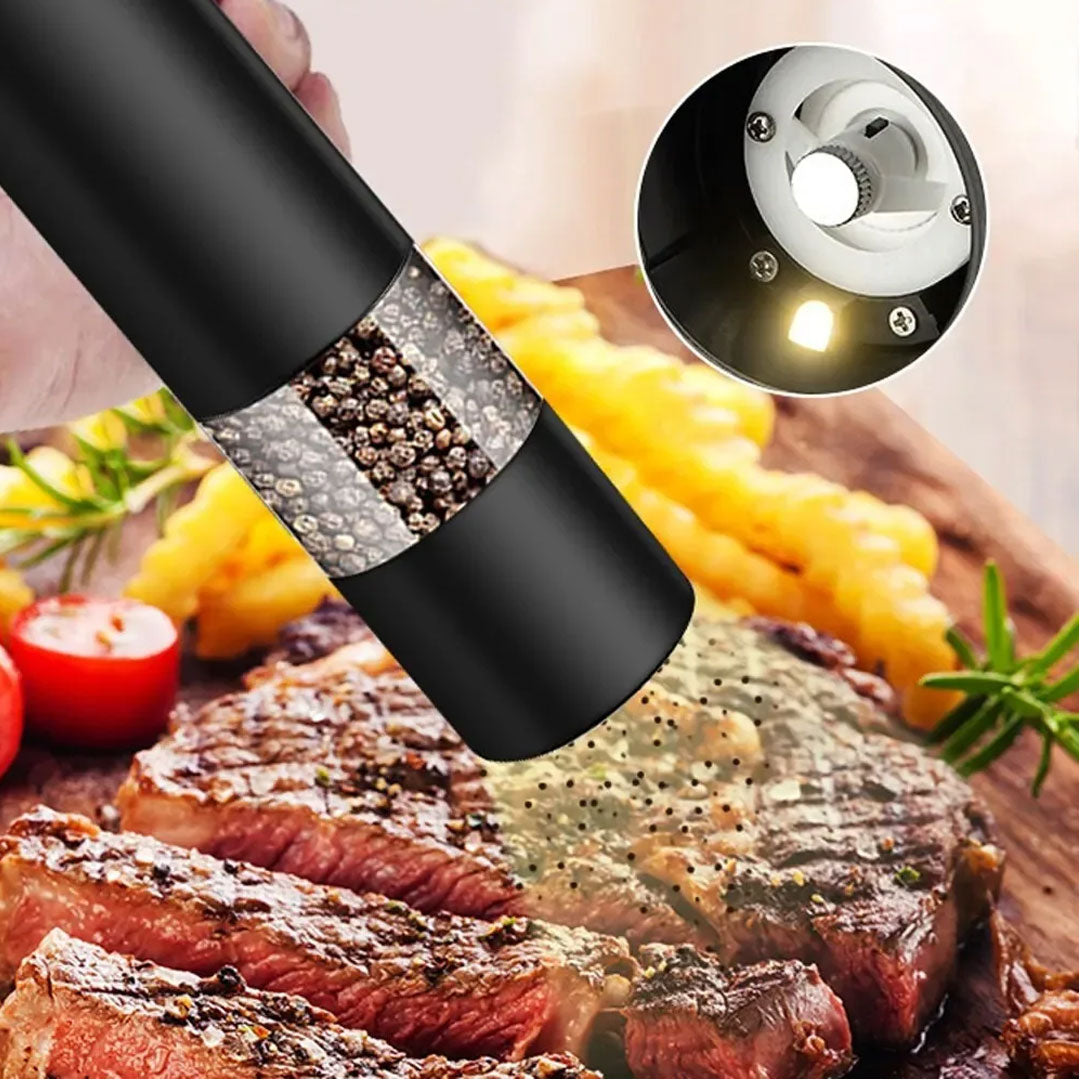 Electric Spice Grinder with LED Light for Precision Grinding