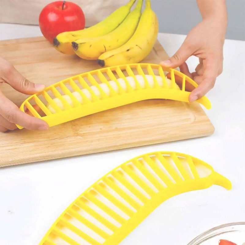 Versatile Banana Splitter and Fruit Platter Slicer