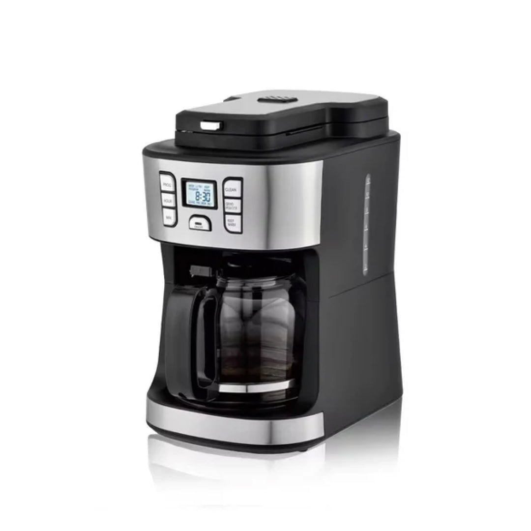 950W Automatic Drip Coffee Maker with Steam Function for Perfect Brews