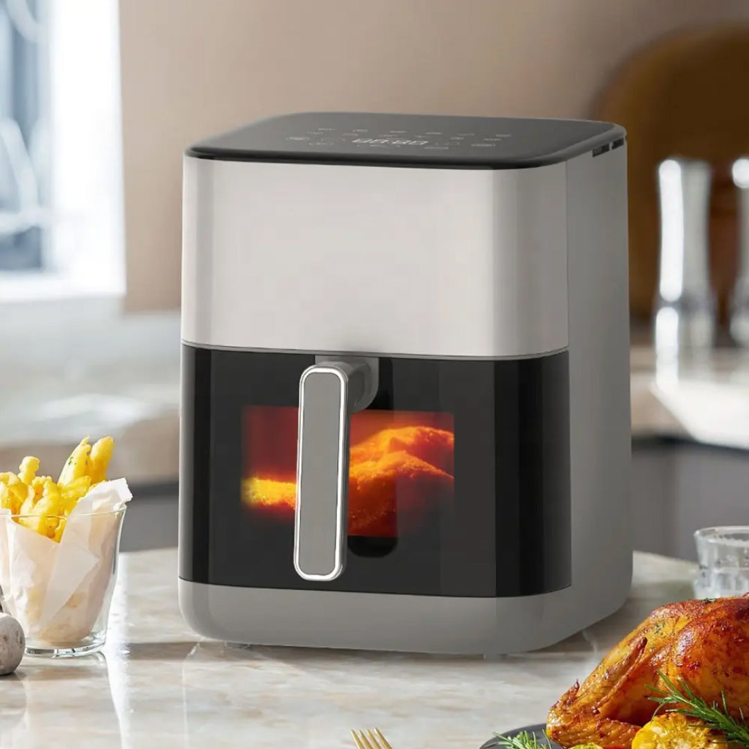 6L Dual Heat Air Fryer with Advanced Far Infrared Heating Technology