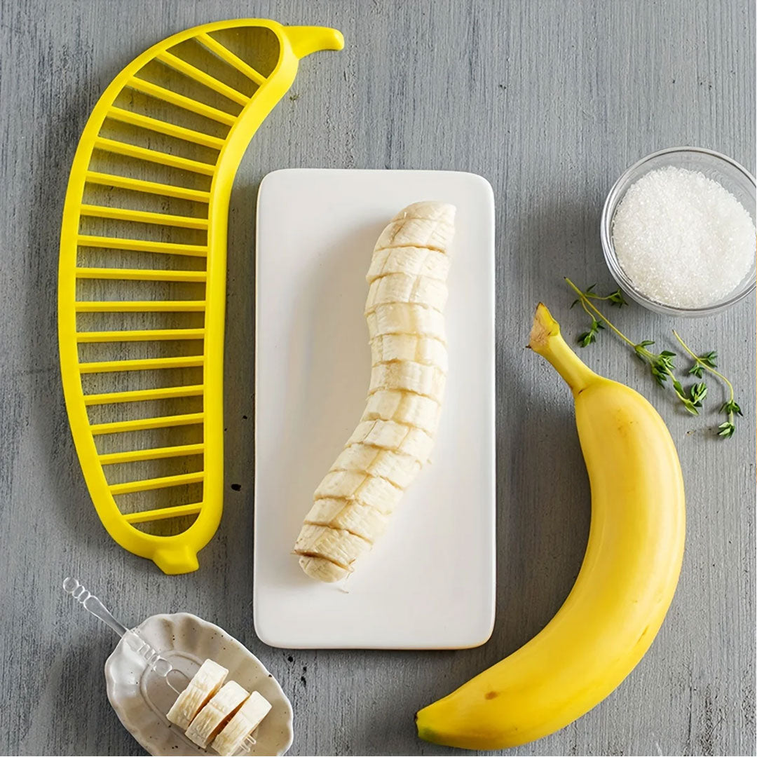 Versatile Banana Splitter and Fruit Platter Slicer