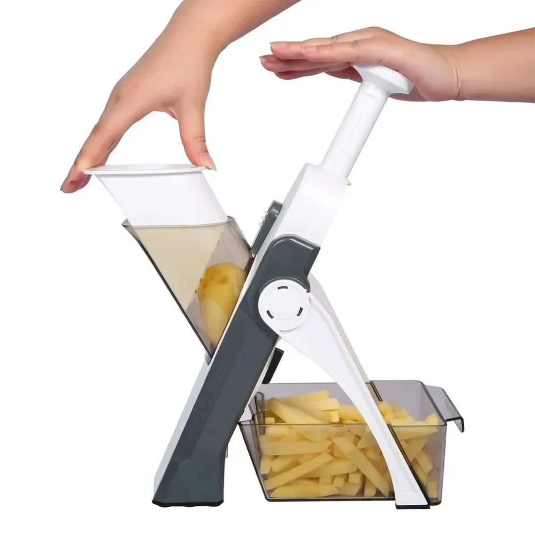 5-in-1 Manual Vegetable Cutter, Slicer, and Chopper