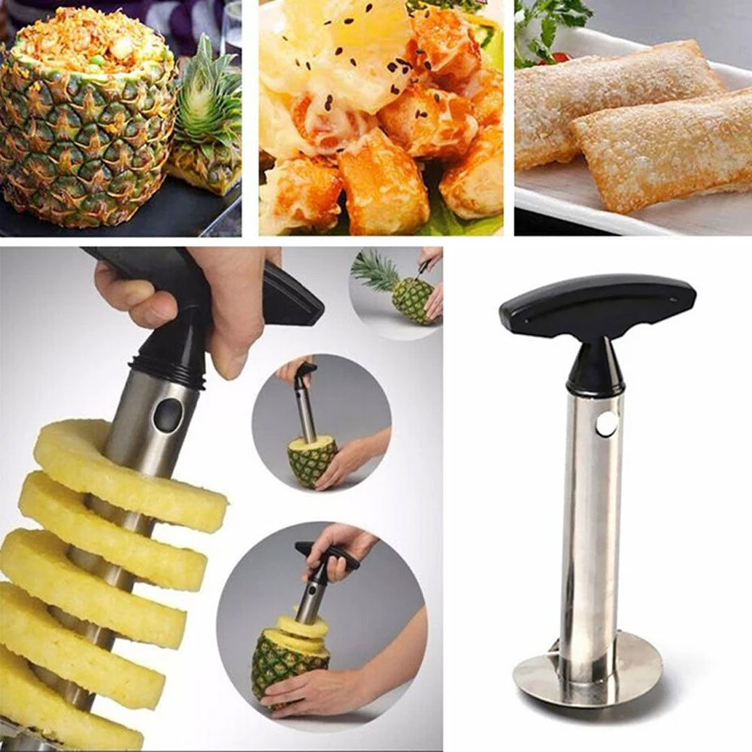 Smart Stainless Steel Pineapple Spiralizer and Peeler