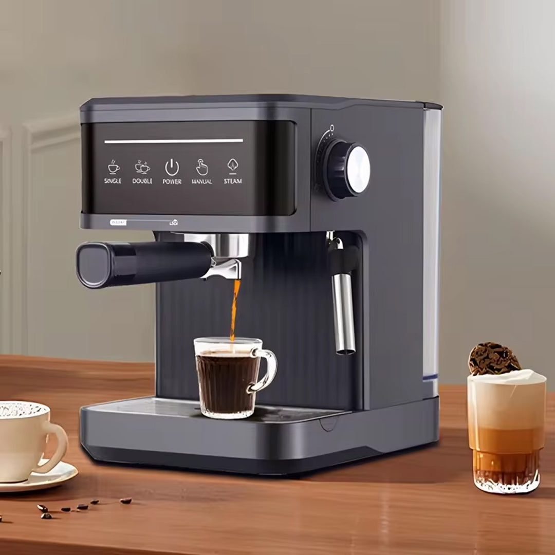 110V Automatic Italian Coffee Machine with Steam Wand