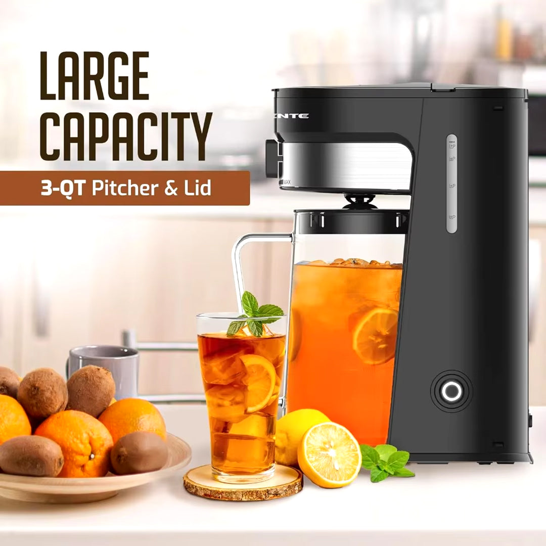 3-Quart Iced Tea and Cold Coffee Brewer for Refreshing Drinks