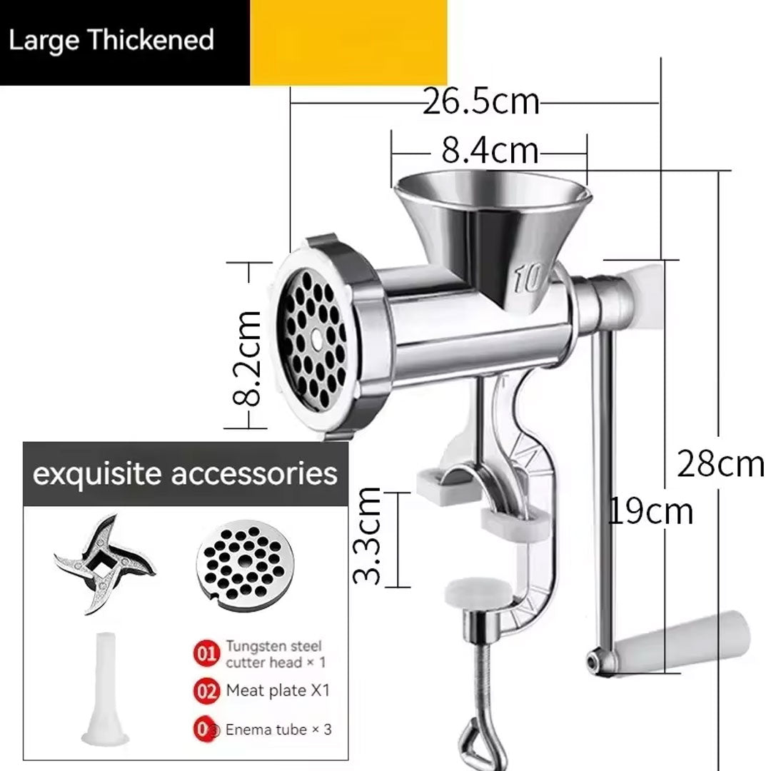 Powerful Manual Meat Grinder and Vegetable Chopper