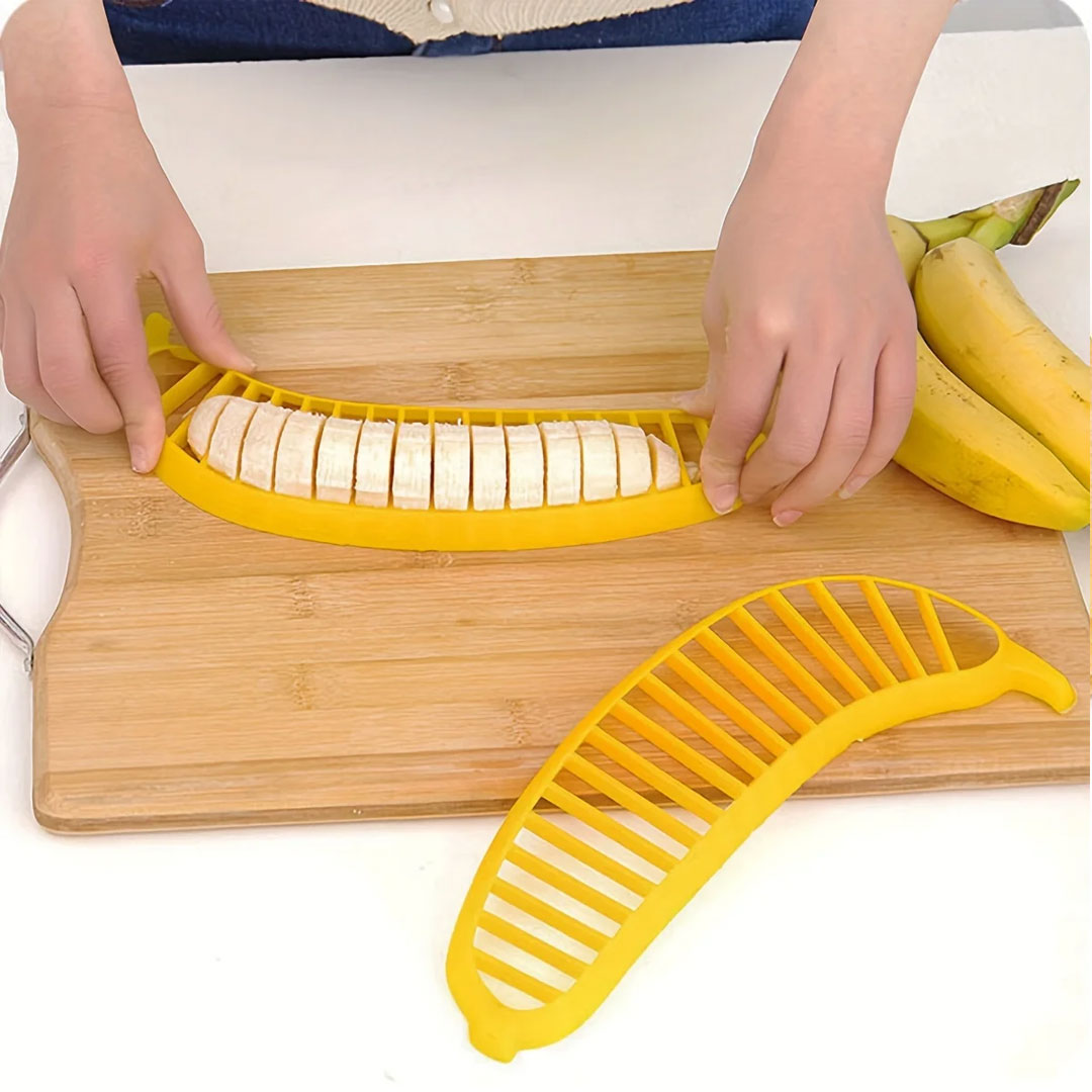 Versatile Banana Splitter and Fruit Platter Slicer