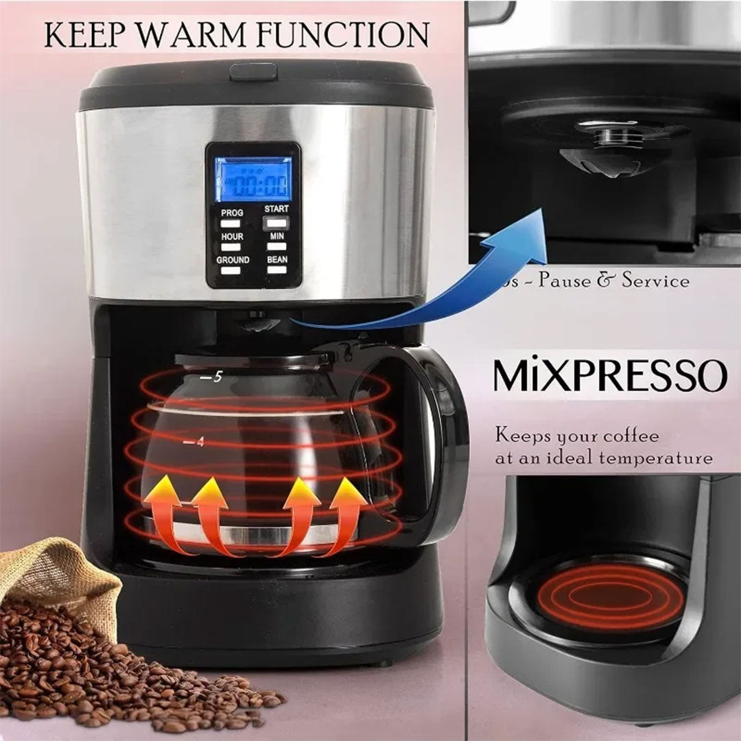 Automatic Espresso Brew Pot Coffee Maker