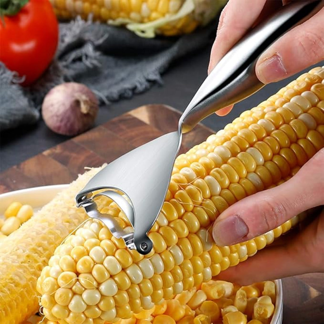 Stainless Steel Corn Thresher and Smart Vegetable Peeler