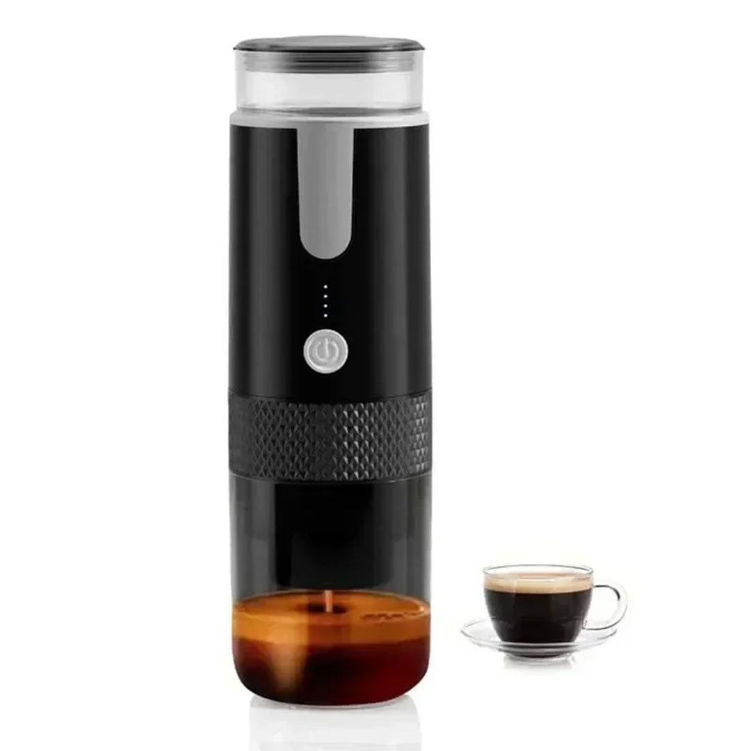 Portable Espresso-Compatible Electric Coffee Maker for Travel