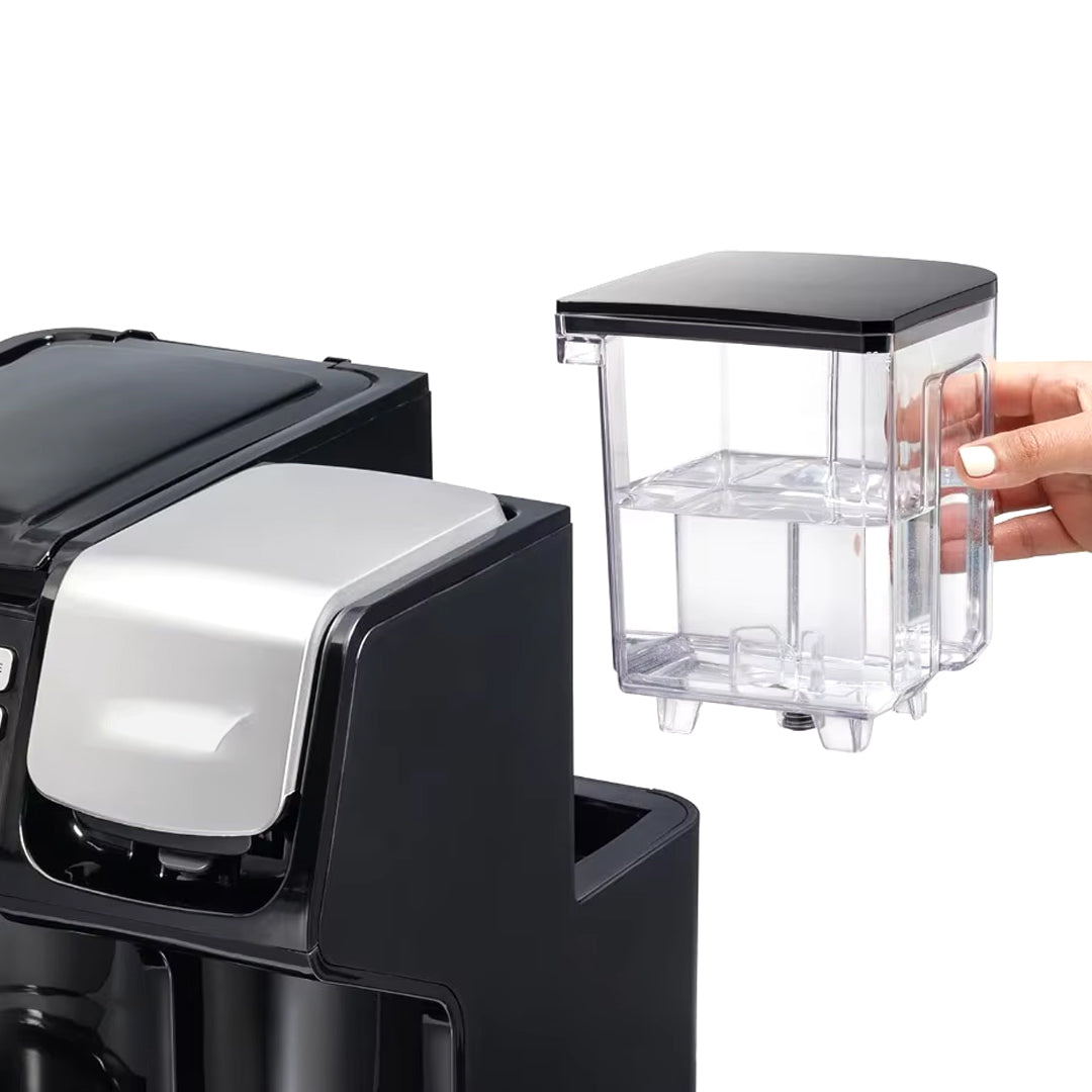 Single Serve and 12-Cup Coffee Machine for Versatile Brewing