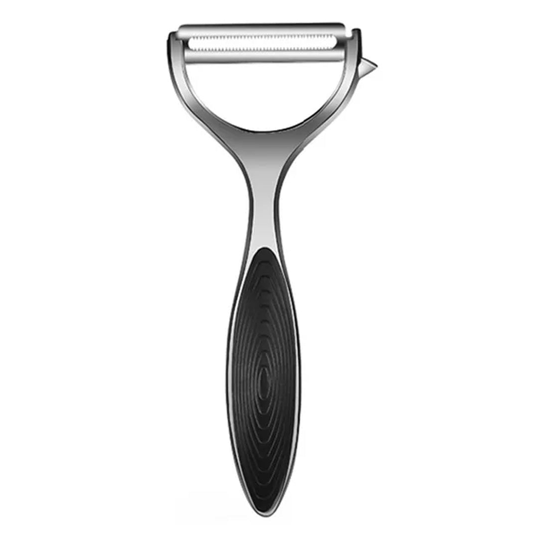 Solid Grip Stainless Steel Vegetable Peeler for Easy Use