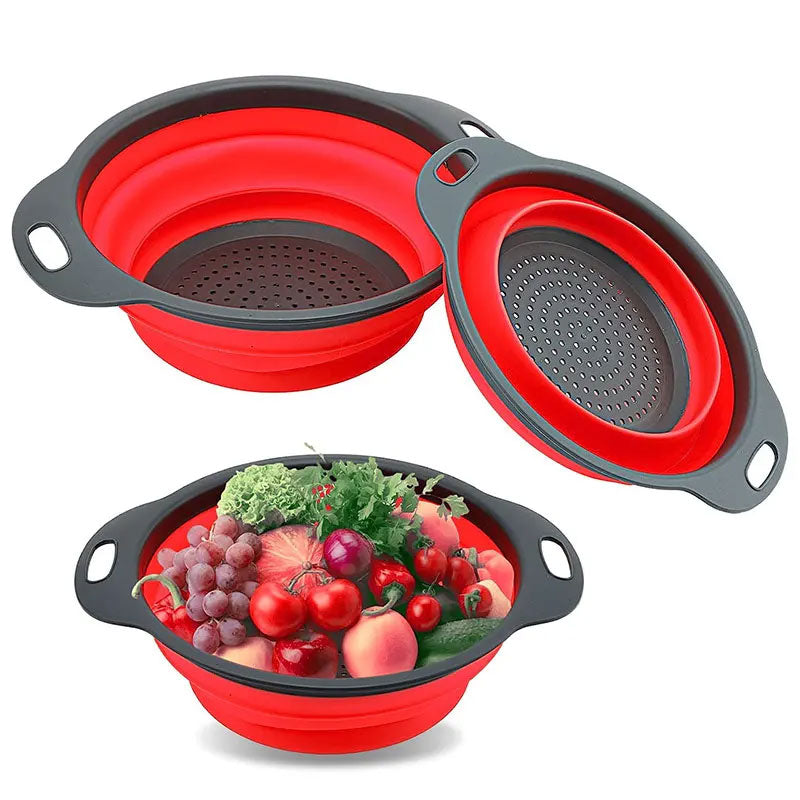 Smart Silicone Clip Strainer for Vegetables and Fruits