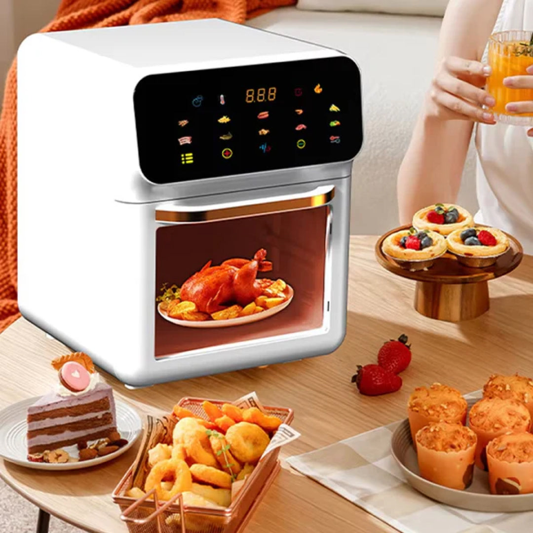 2400W 3-Layer Air Fryer and Oven Combo for Efficient Cooking