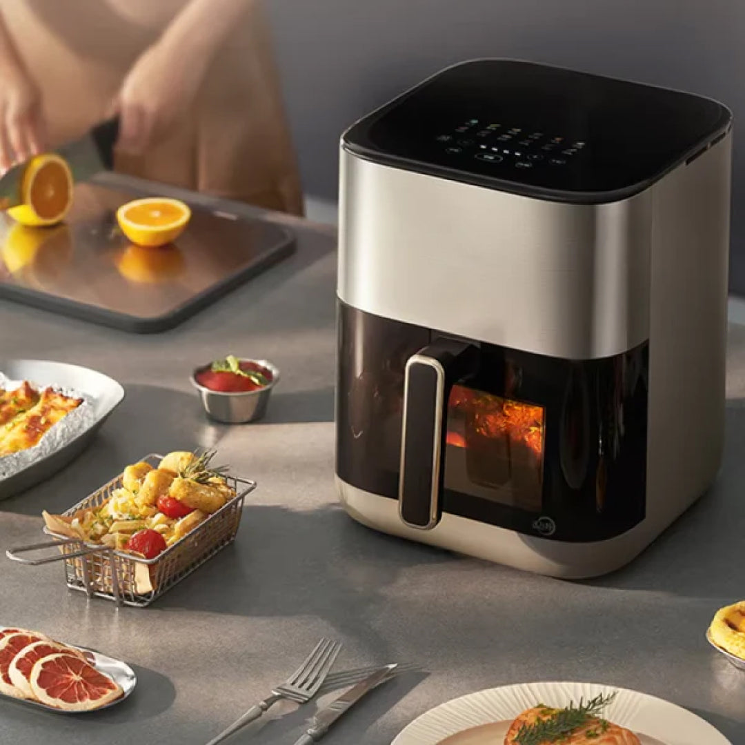 6L Dual Heat Air Fryer with Advanced Far Infrared Heating Technology