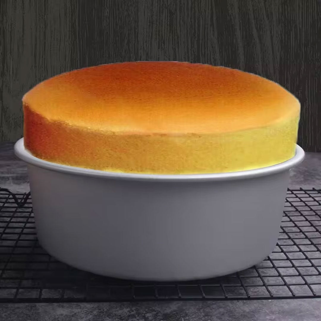 3-Tier Round Cake Pan Set with Bottom Removal Feature