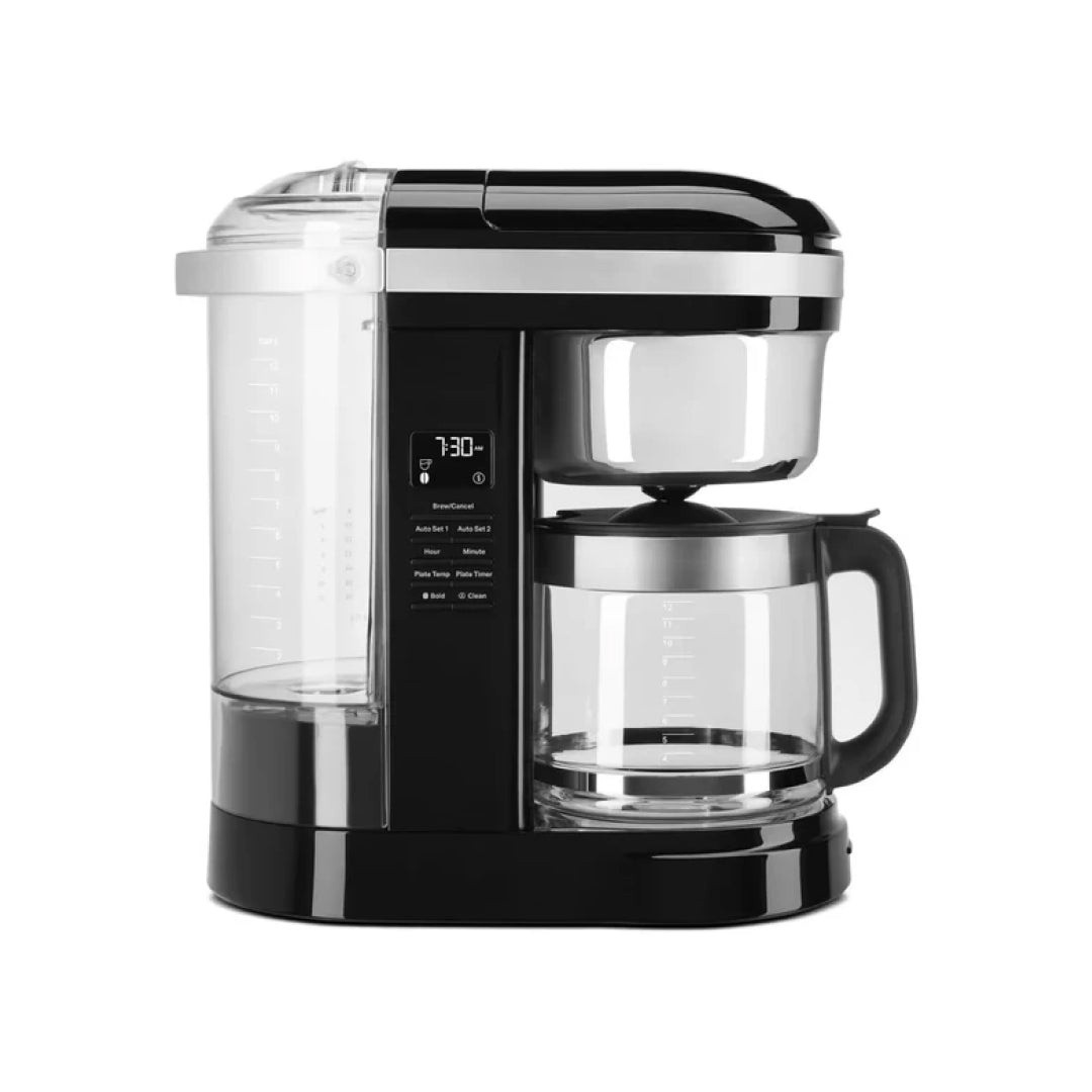 12-Cup Grind and Temperature Control Coffee Maker for Fresh Brews