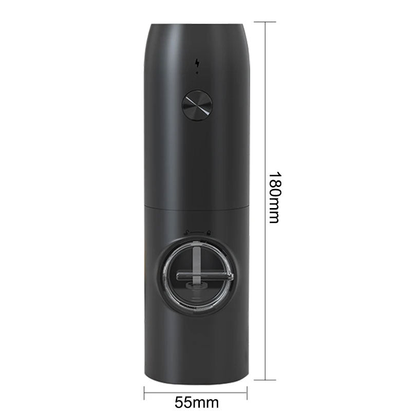 USB Rechargeable Salt and Pepper Grinder with Adjustable Coarseness