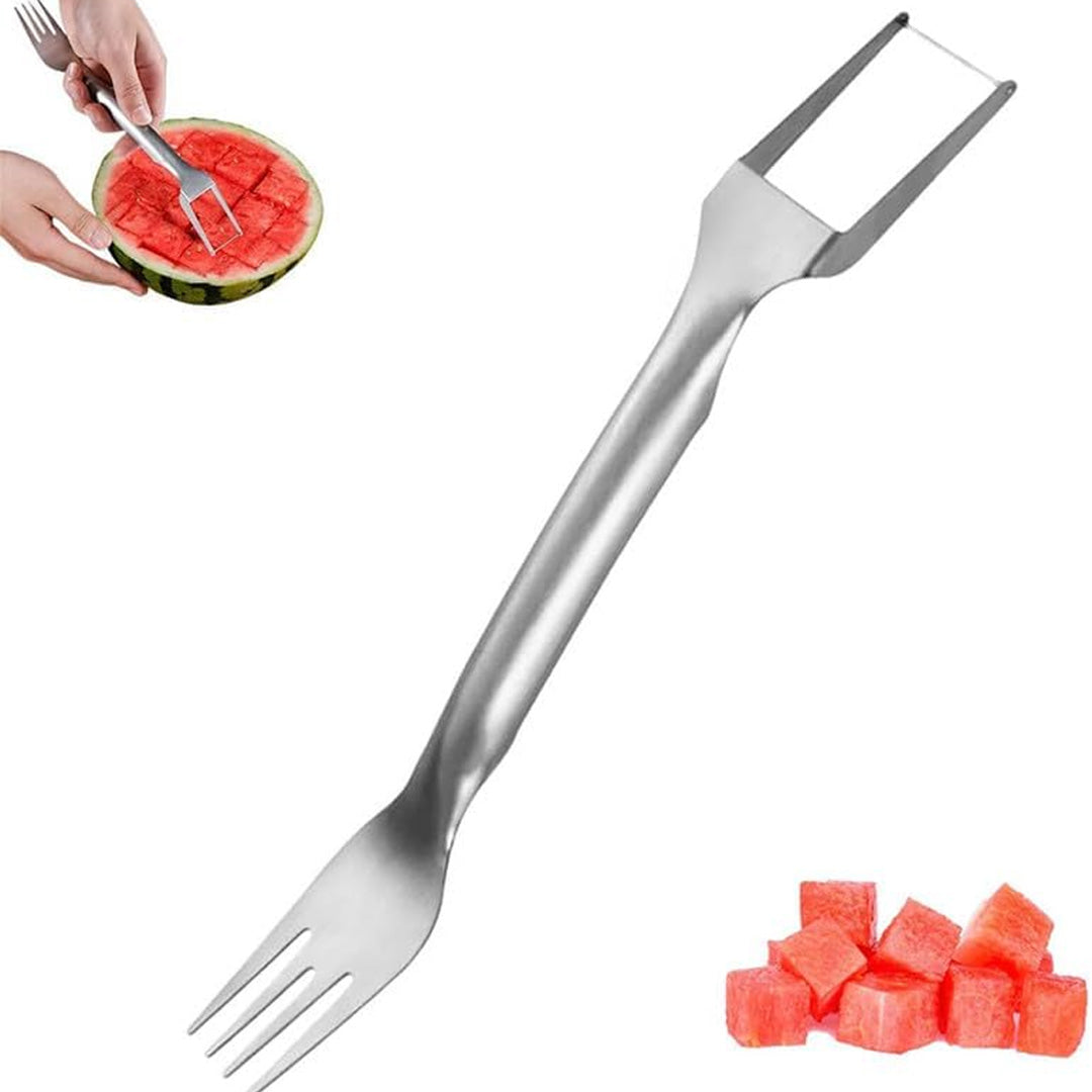 2-in-1 Stainless Steel Watermelon Slicer Fork