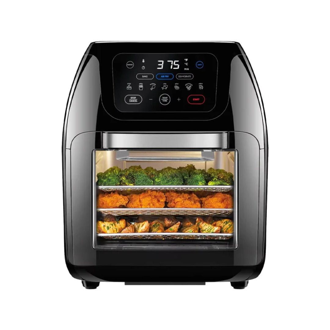 Digital Air Fryer with Grill and Dehydrator Functions for Multi-Use